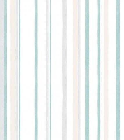 Papel De Parede Brincar Bobinex Listrado Azul - 3604