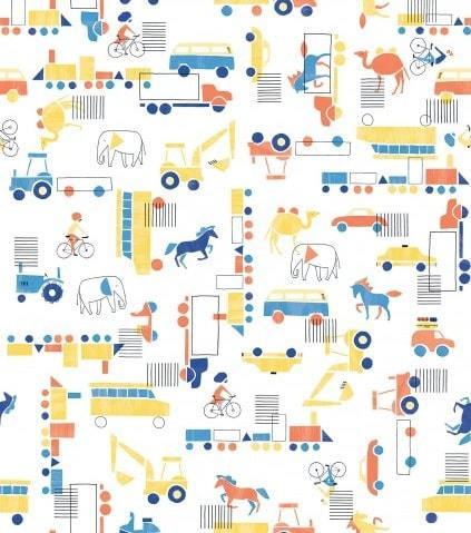 Papel De Parede Brincar Bobinex Cidade - 3633