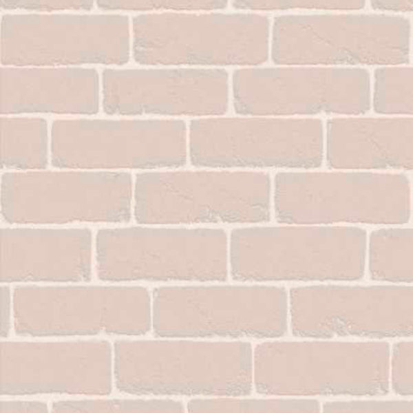 Papel de Parede Bege Atemporal Tijolo 3806