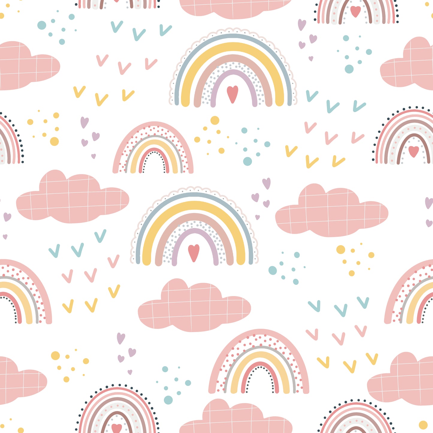 PAPEL DE PAREDE ADESIVO INFANTIL CÉU L11