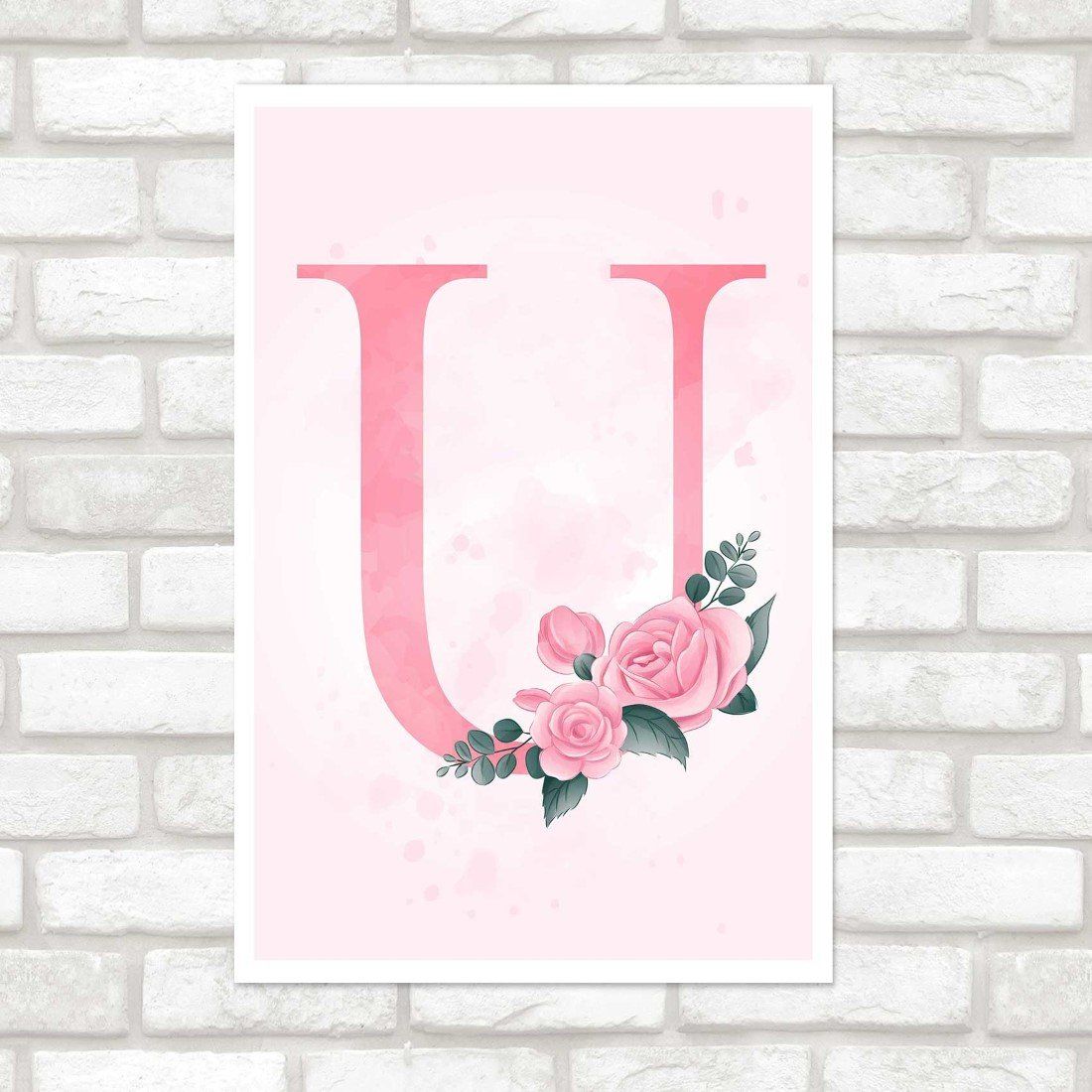 Poster Decorativo Infantil Floral U N014229