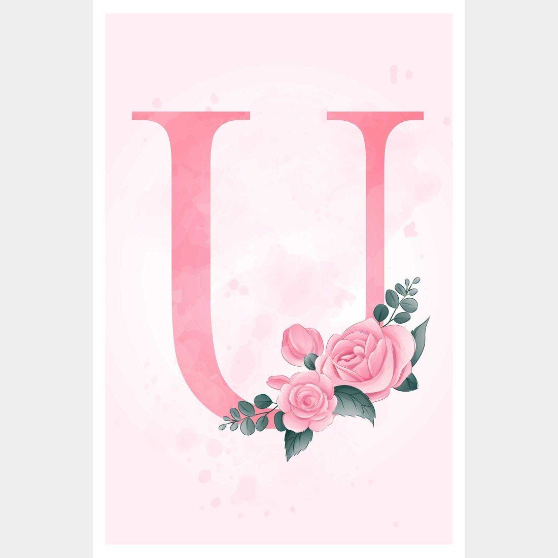Poster Decorativo Infantil Floral U N014229