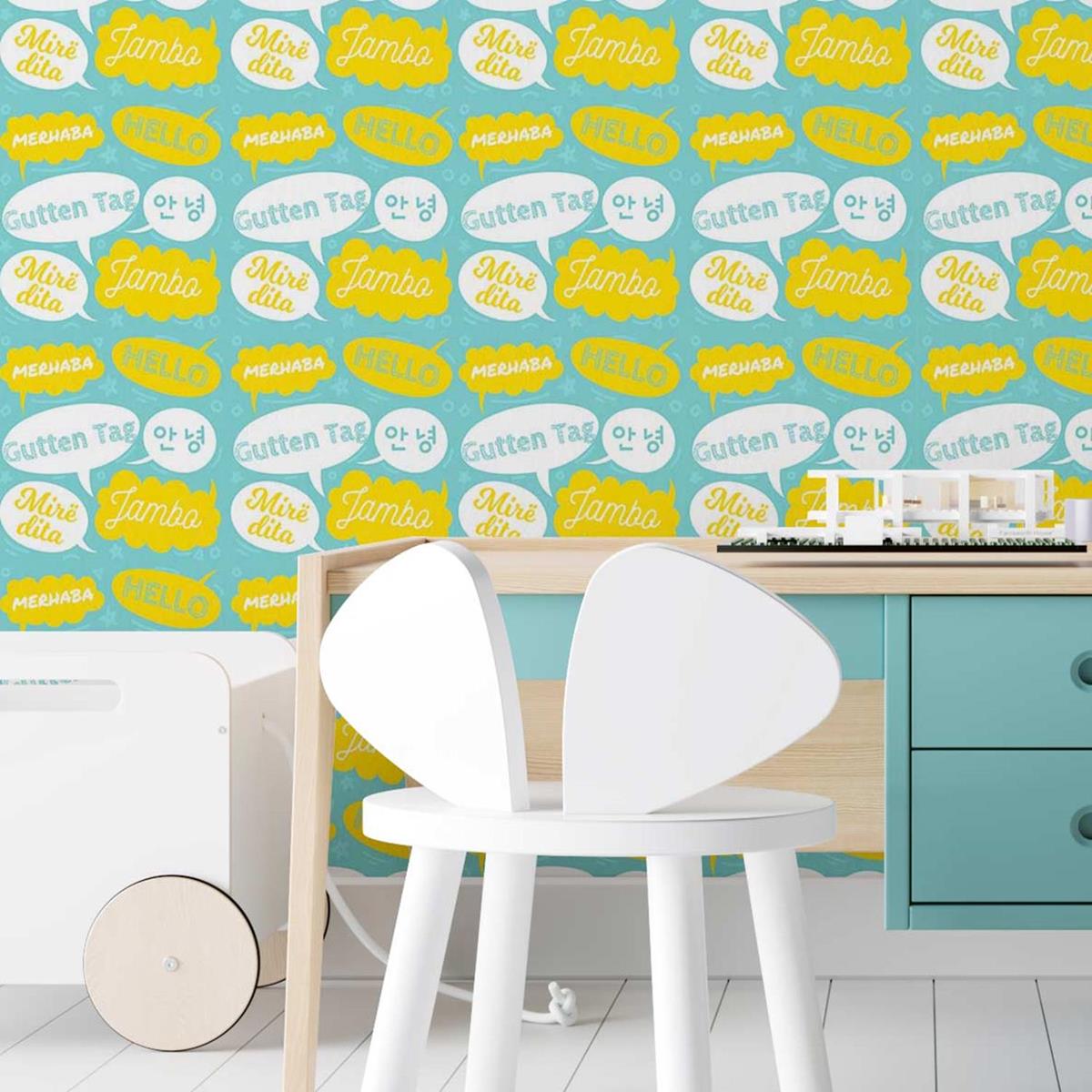 Papel de Parede Adesivo Diálogo Jovem N03115