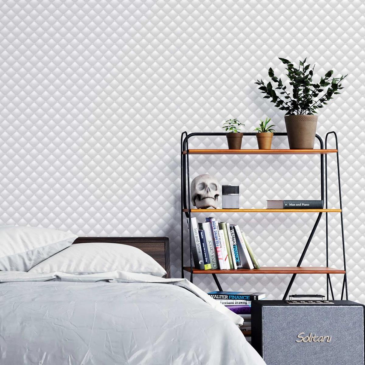 Papel de Parede Adesivo Capitone discreto N03139