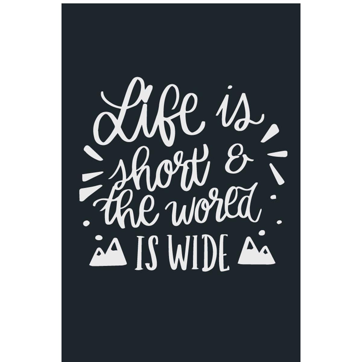 Poster Decorativo Lettering Motivacional Viagem II N07270