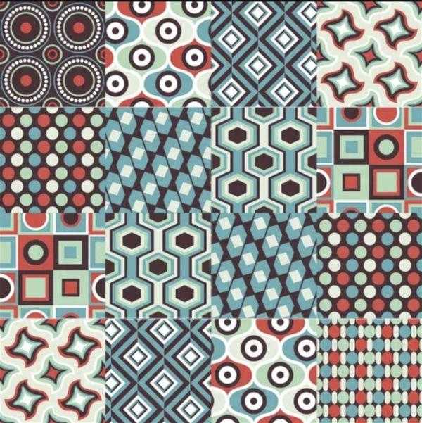 PAPEL DE PAREDE ADESIVO AZULEJO GEOMÉTRICO COLORIDO 0200