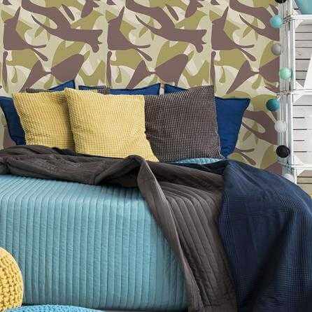 Papel de Parede Adesivo Camuflado Militar 98421