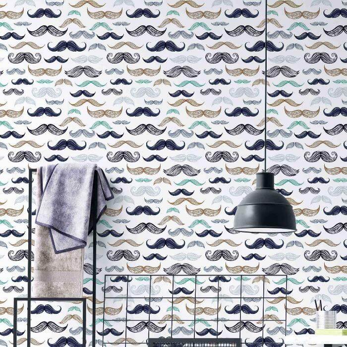 Papel de Parede Adesivo Comércio N88