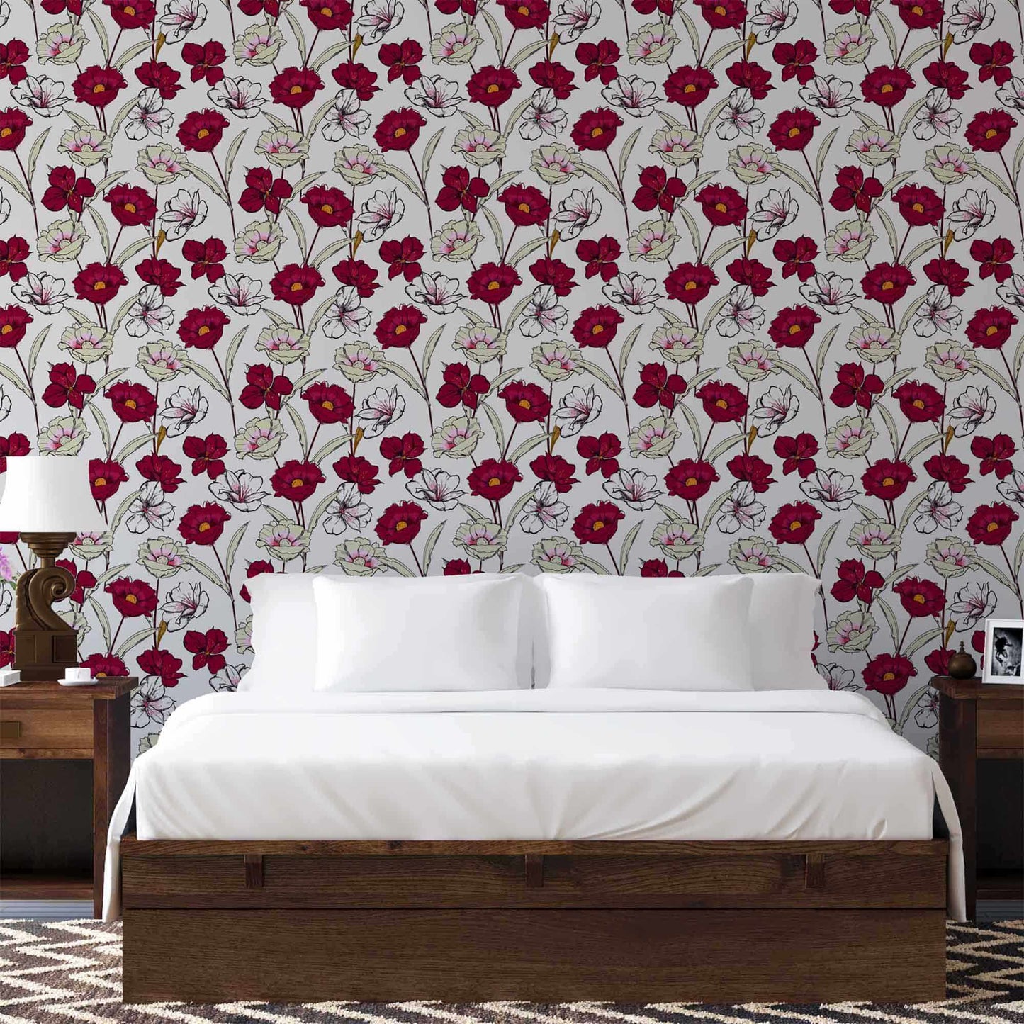 Papel de Parede Adesivo Floral N201244 Papel na Parede