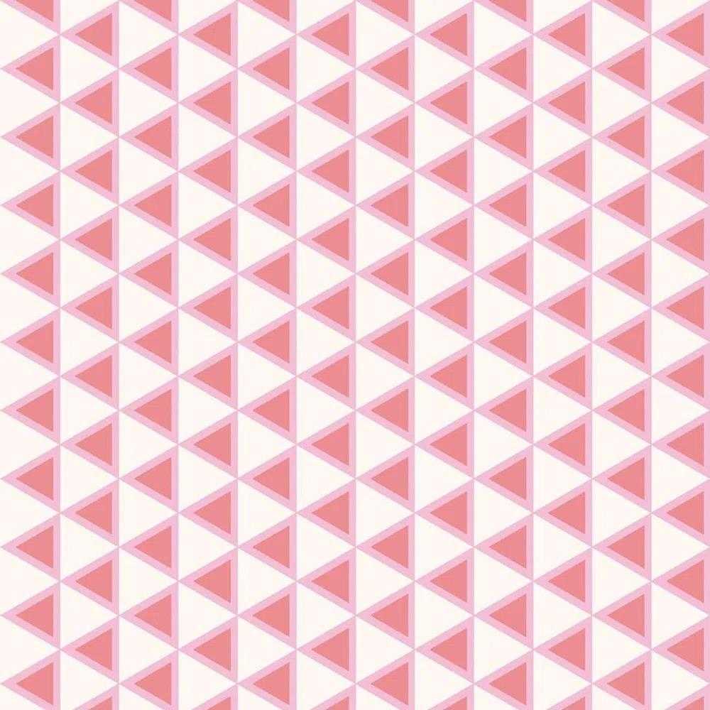 Papel de Parede Adesivo Geométrico Rosa 2514338343 Papel na Parede