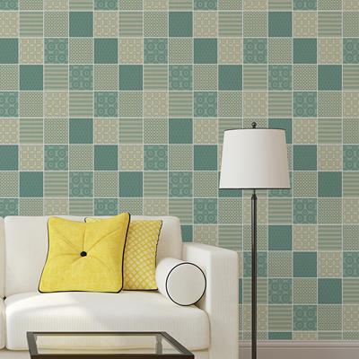 Papel de Parede Autocolante Azulejo Verde 281889146