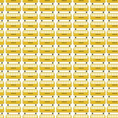 Papel de Parede Bobinex Renascer onibus escolar amarelo 6205