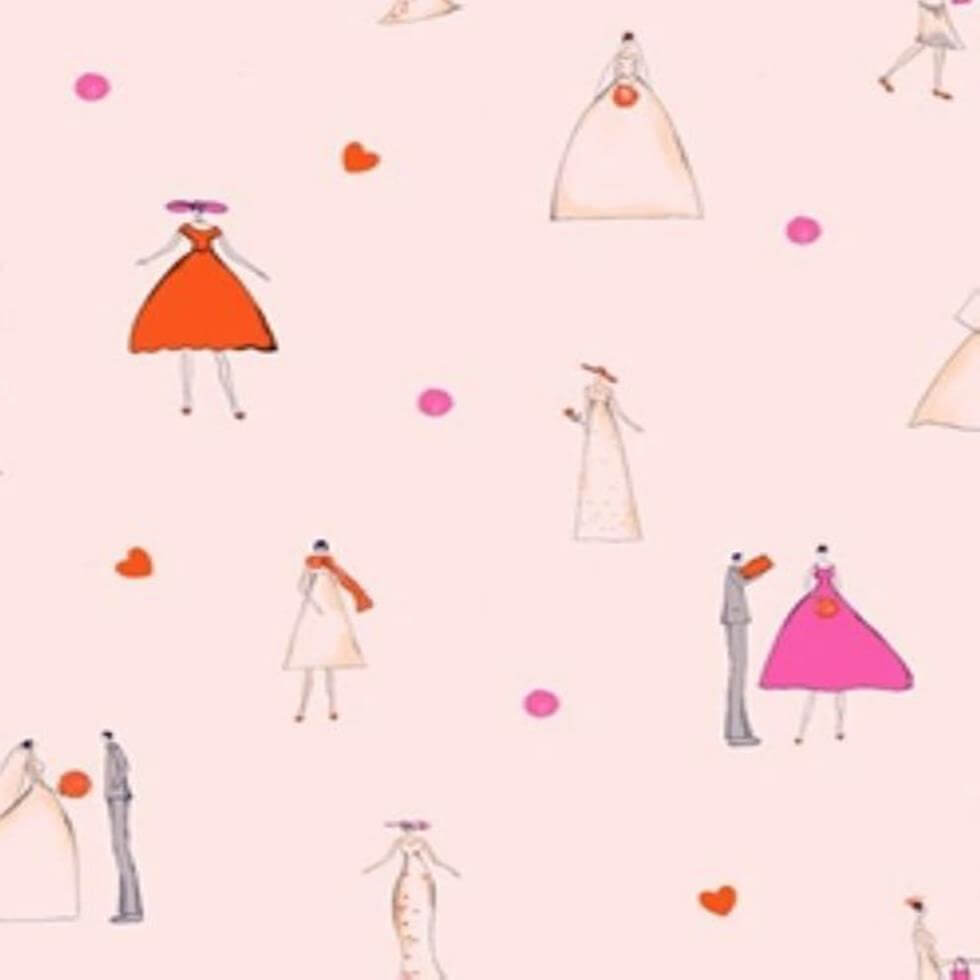 Papel de Parede Croqui Casamento Kawayi 312302