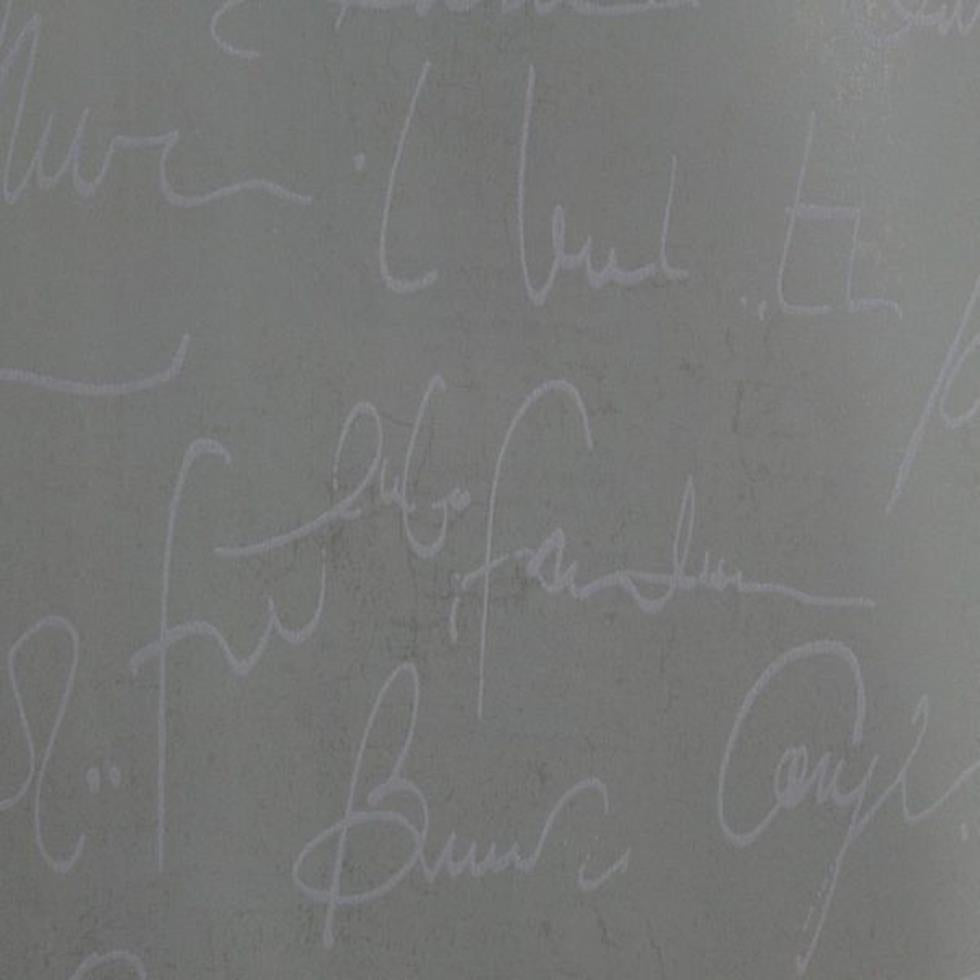 Papel de Parede Texturizado Jornal Escrita Cinza Davinci DV120901