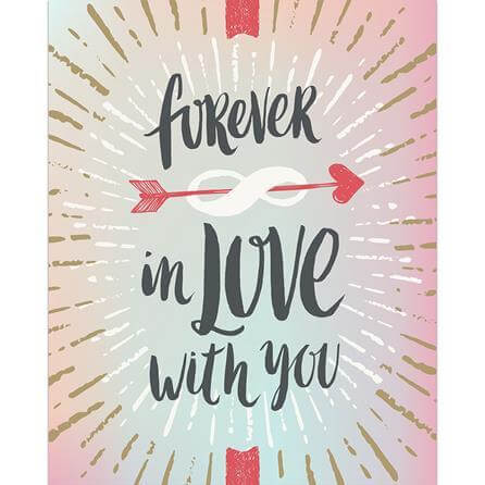 Poster Decorativo Forever in Love With You Româtico 24593