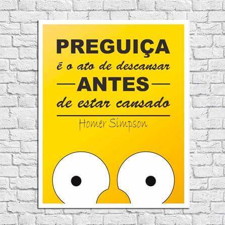 Poster Decorativo Homer Simpson 1011