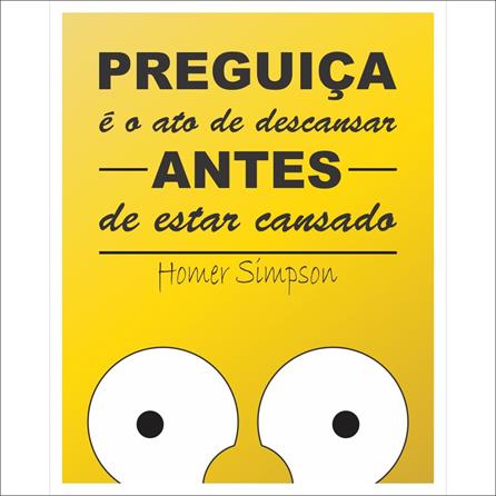 Poster Decorativo Homer Simpson 1011