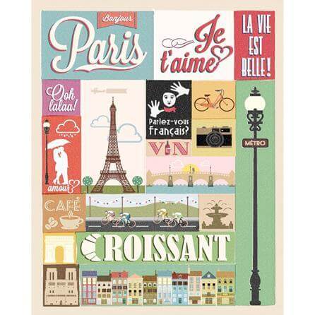 Poster Decorativo Paris 032 40x50