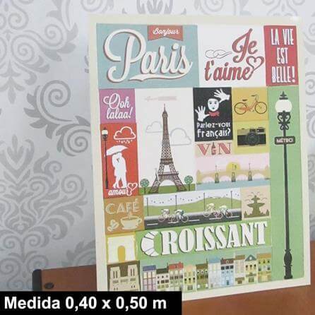 Poster Decorativo Paris 032 40x50