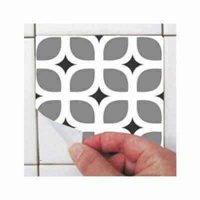 ADESIVO AZULEJO ABSTRATO COLORIDO 0195 - Papel na Parede