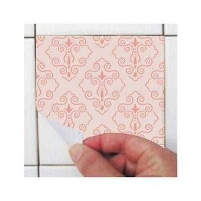 ADESIVO AZULEJO VINTAGE ROSA 110516609 - Papel na Parede