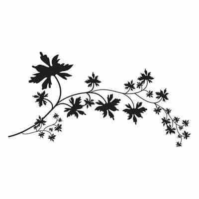 Adesivo Decorativo Arvores e Galhos 2 - medidas 0,58x1,14m - Papel na Parede