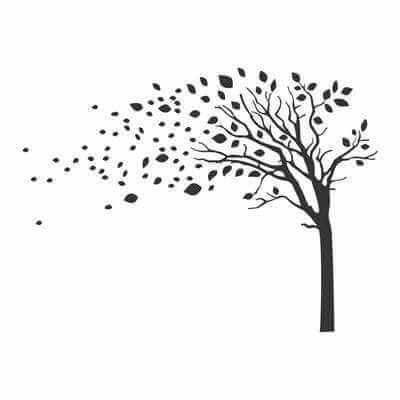 Adesivo Decorativo Arvores e Galhos 8 - medidas 0,58x0,8m - Papel na Parede