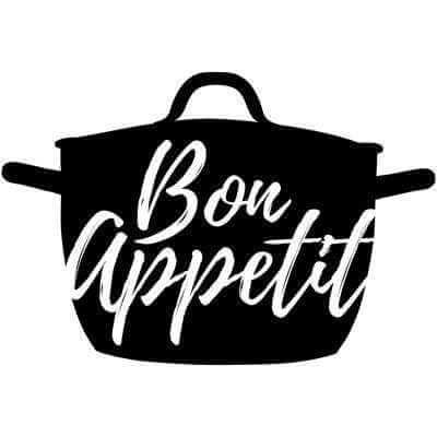Adesivo Decorativo - bonappetit 0,59x0,88 Metros (Bom apetite) - Papel na Parede