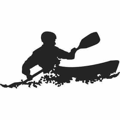 Adesivo Decorativo - Caiaque - Medidas 1,23x0,59M - Papel na Parede