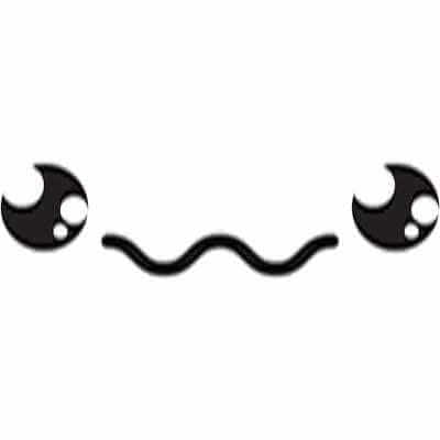 Adesivo Decorativo Carinha A4 Medidas 2,3x0,59 Metros - Papel na Parede