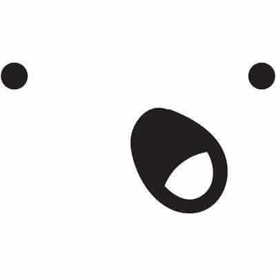 Adesivo Decorativo Carinha A6 Medidas 1,07x0,59 Metros - Papel na Parede