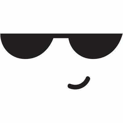 Adesivo Decorativo Carinha B6 Medidas 1,29x0,59 Metros - Papel na Parede