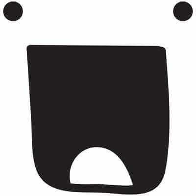 Adesivo Decorativo Carinha F1 Medidas 0,59x0,59 Metros - Papel na Parede