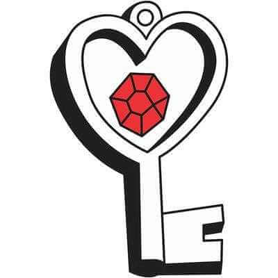 Adesivo Decorativo Chave Diamante Medidas 0,59x0,91 Metros - Papel na Parede