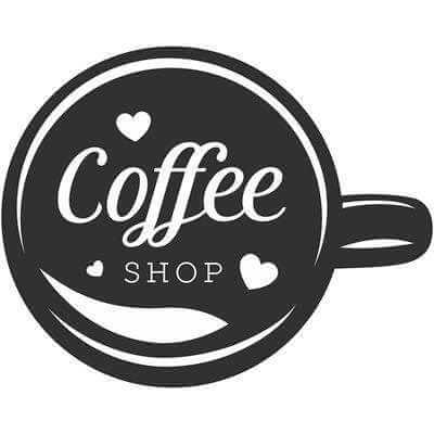 Adesivo Decorativo - coffee shop 0,59x0,74 Metros (Loja de café)