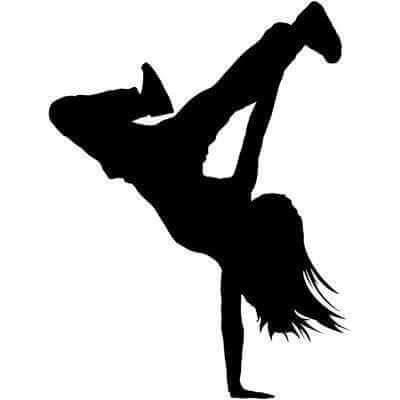 Adesivo Decorativo - Dança De Rua - Medidas 0,59x0,77M