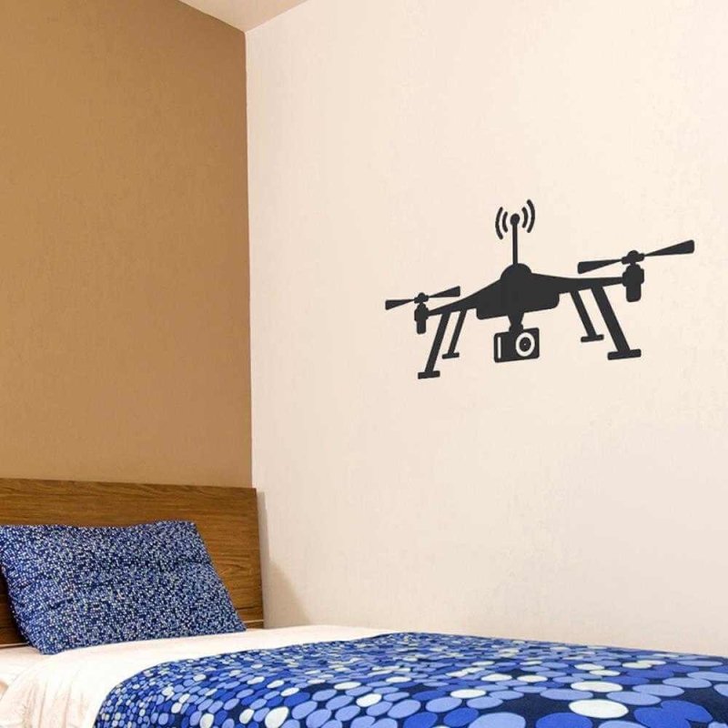 Adesivo Decorativo - Drone - Medidas 1,33x0,59M