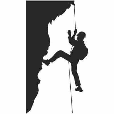 Adesivo Decorativo - Escalada 106 - Medidas 0,59x1,07M - Papel na Parede