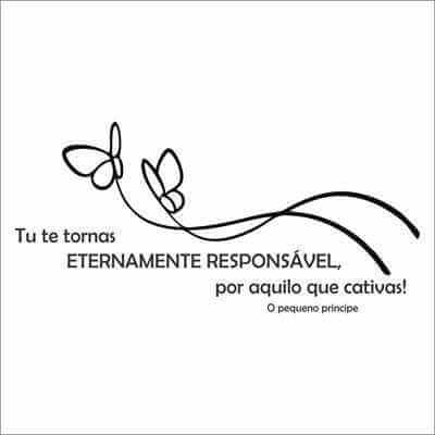 Adesivo Decorativo frases 307-0,58x1,22m0,58x1,22 - Papel na Parede