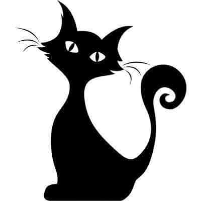 Adesivo Decorativo - Gato - Medidas 0,59x0,68M - Papel na Parede