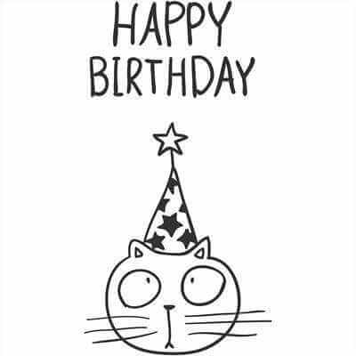 Adesivo Decorativo Happy Birthday Medidas 0,59x1,11 Metros (Feliz aniversário!) - Papel na Parede