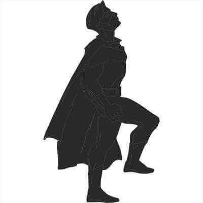 Adesivo Decorativo Heroi D Medidas 0,59x1,02 Metros - Papel na Parede