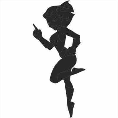 Adesivo Decorativo Heroina D Medidas 0,59x1,31 Metros - Papel na Parede