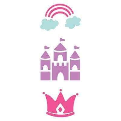 Adesivo Decorativo Infantil 030796- Medidas 0,58x1,62m - Papel na Parede