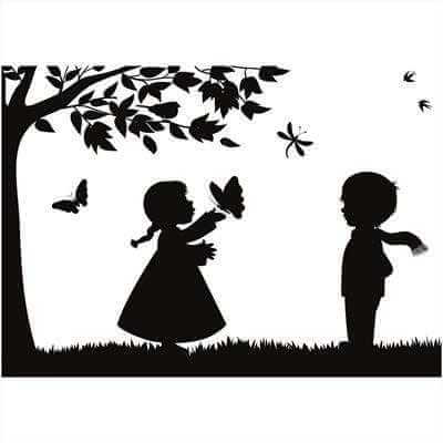 Adesivo Decorativo Jardim Criancas Medidas 0,83x0,59 Metros - Papel na Parede