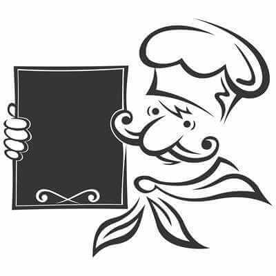Adesivo Decorativo - menu mestre lousa 0,67x0,59 Metros - Papel na Parede