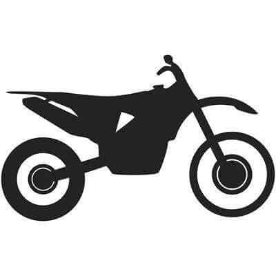 Adesivo Decorativo - Moto Motocros - Medidas 0,97x0,59M - Papel na Parede