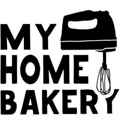 Adesivo Decorativo - my home 0,59x0,65 Metros (Minha confeitaria de casa) - Papel na Parede