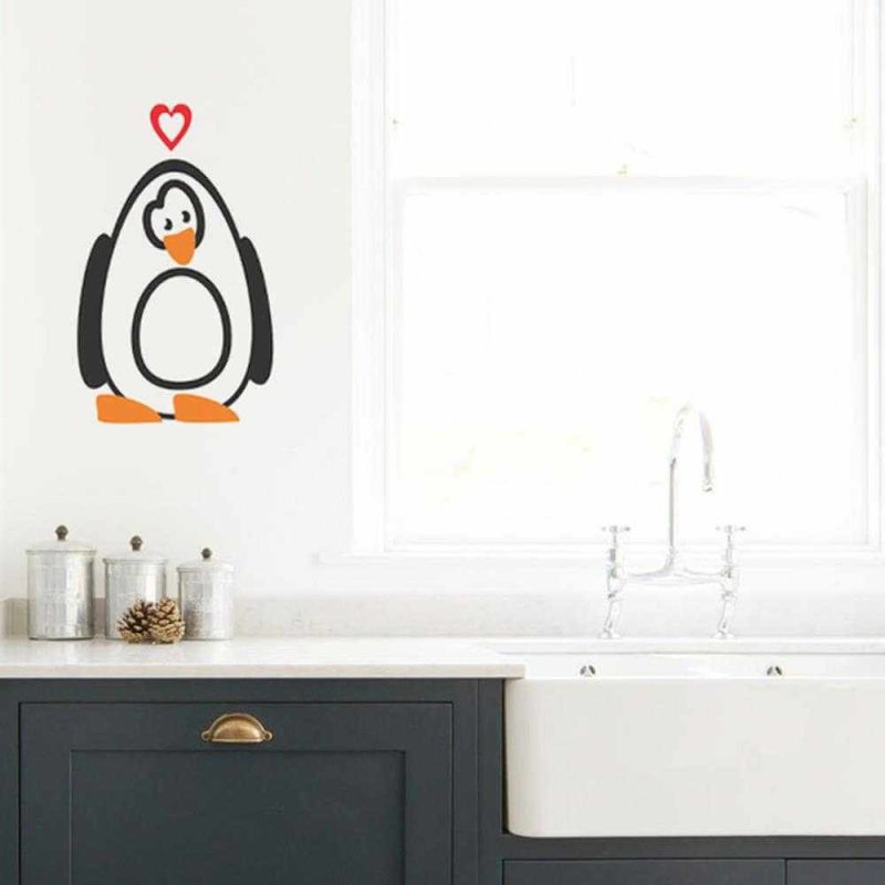 Adesivo Decorativo Pinguim 2 - Papel na Parede
