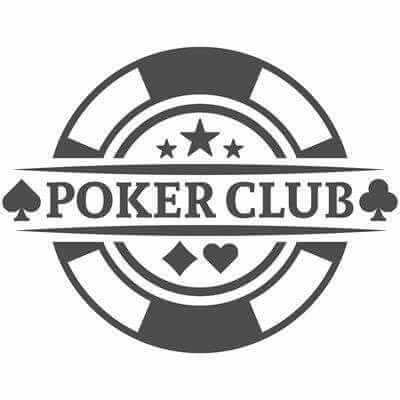 Adesivo Decorativo - Poker Club - Medidas 0,76x0,59M (Clube de Poker) - Papel na Parede